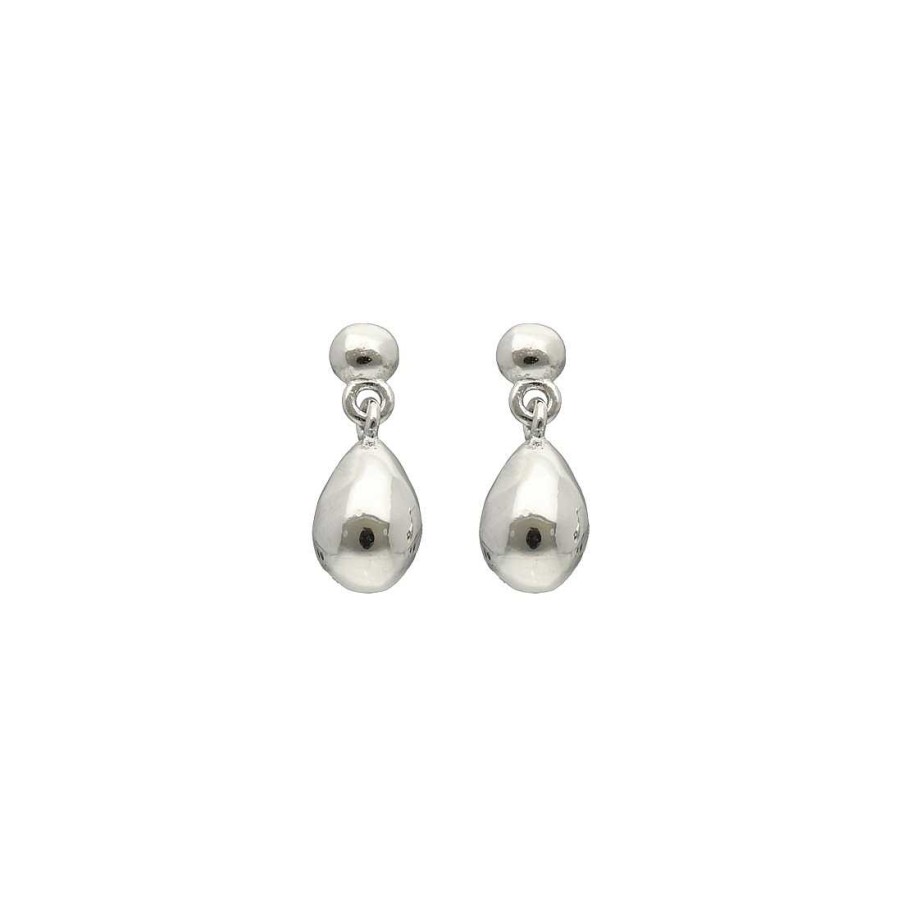 Joyer A En Plata Joya36 | Pendientes Plata Gota