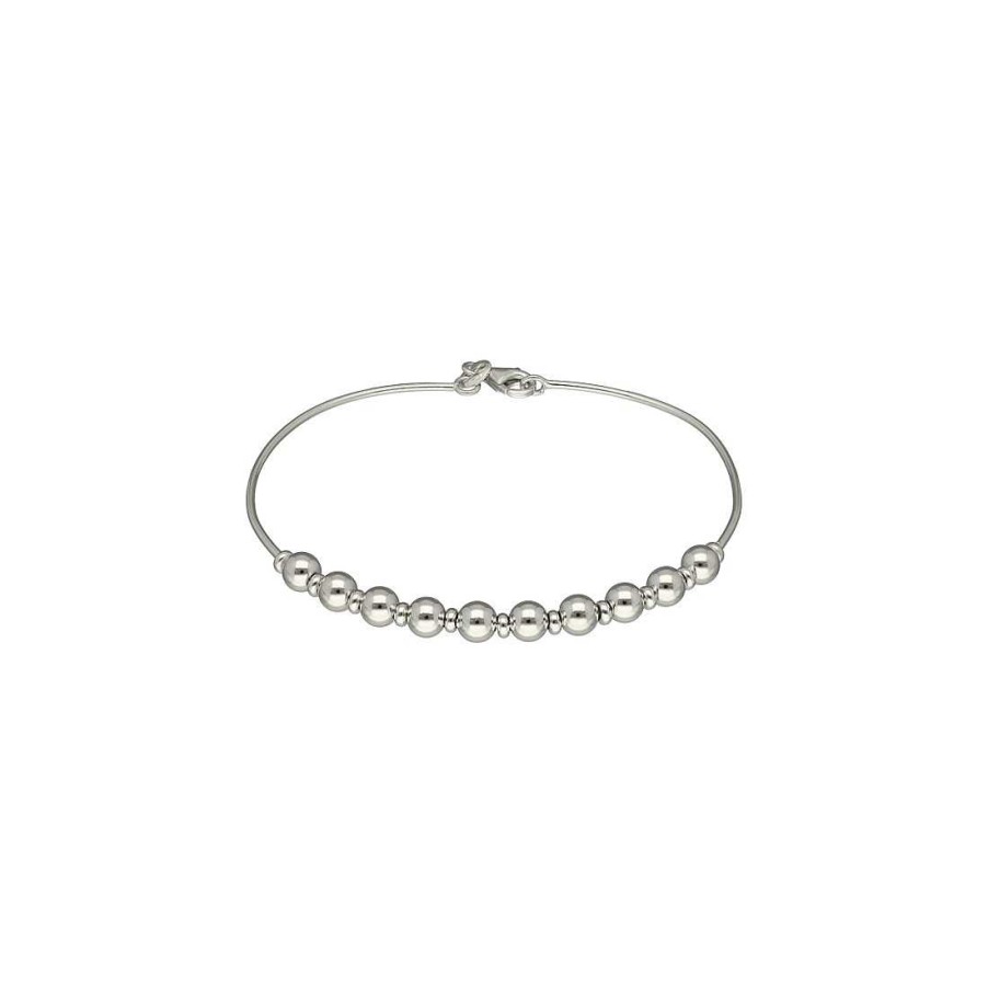 Joyer A En Plata Joya36 | Pulsera Plata R Gida Bolas