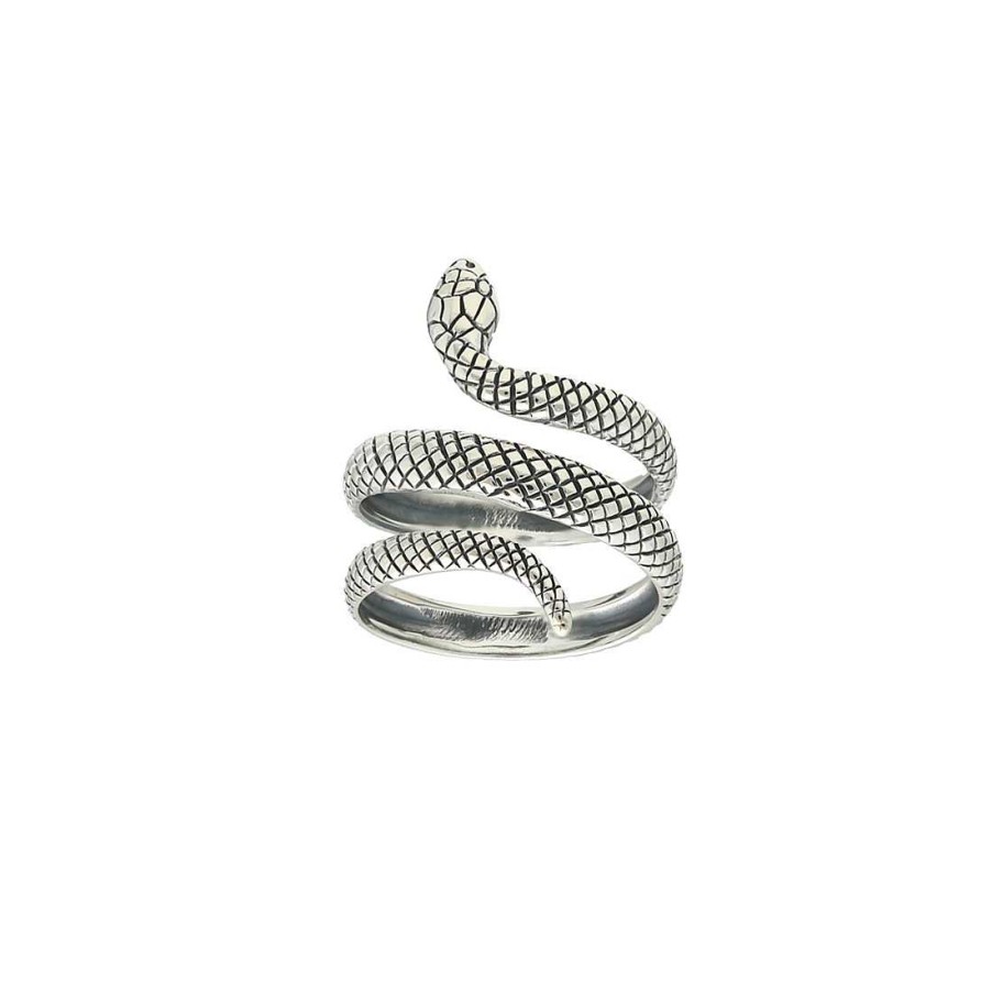 Joyer A En Plata Joya36 | Anillo En Plata Serpiente Grande