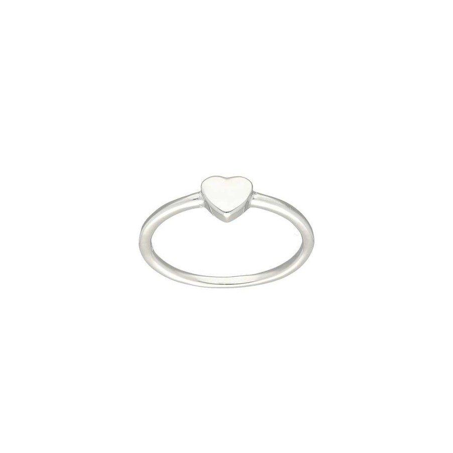 Joyer A En Plata Joya36 | Anillo Plata Coraz N Central