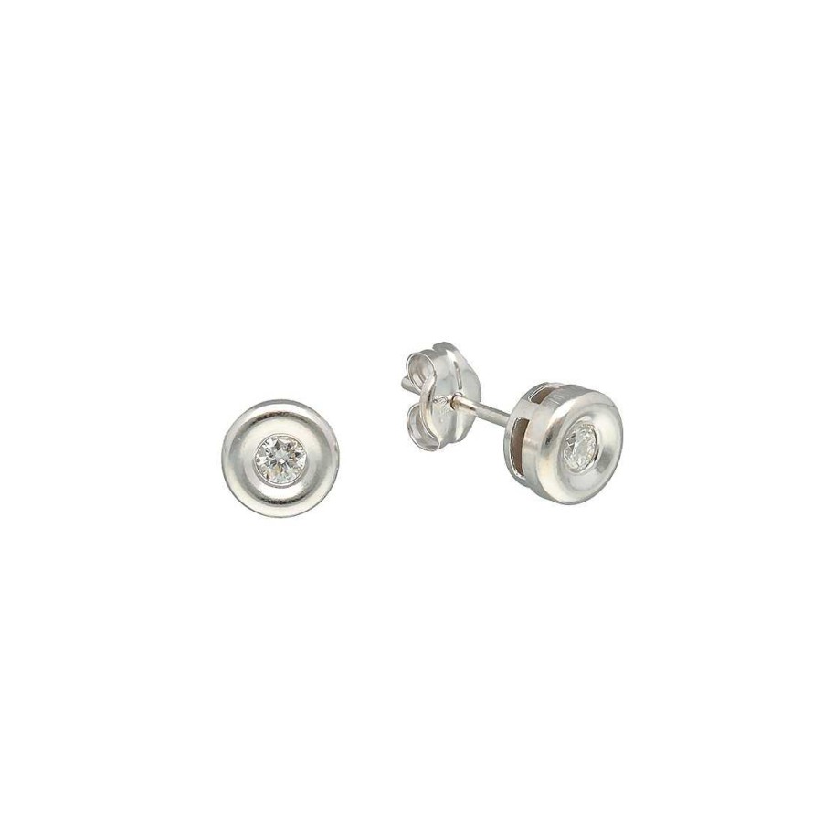 Joyer A Con Diamantes Joya36 | Pendientes En Oro Blanco Y Diamantes