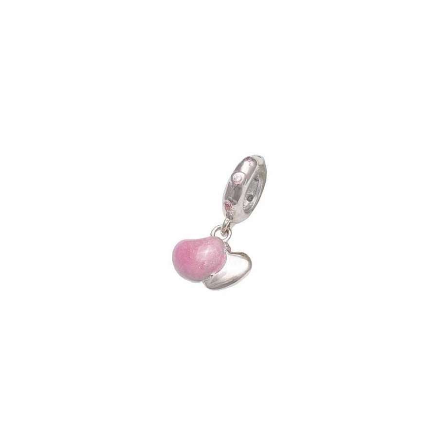 Joyer A En Plata Joya36 | Charm Forma Corazones Colgantes