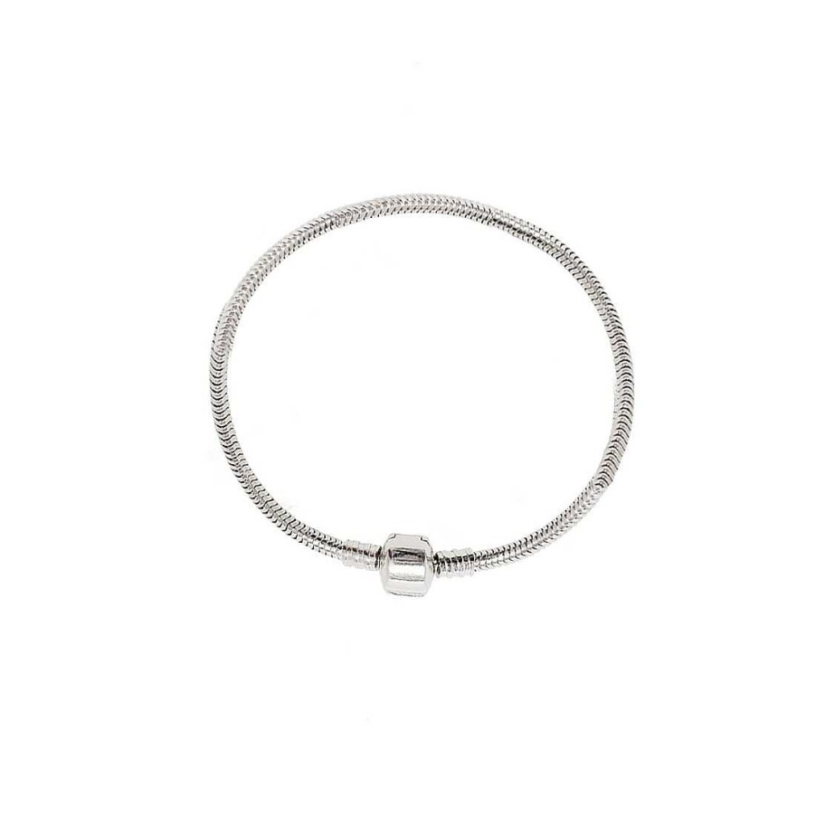 Joyer A En Plata Joya36 | Pulsera Para Charm En Plata