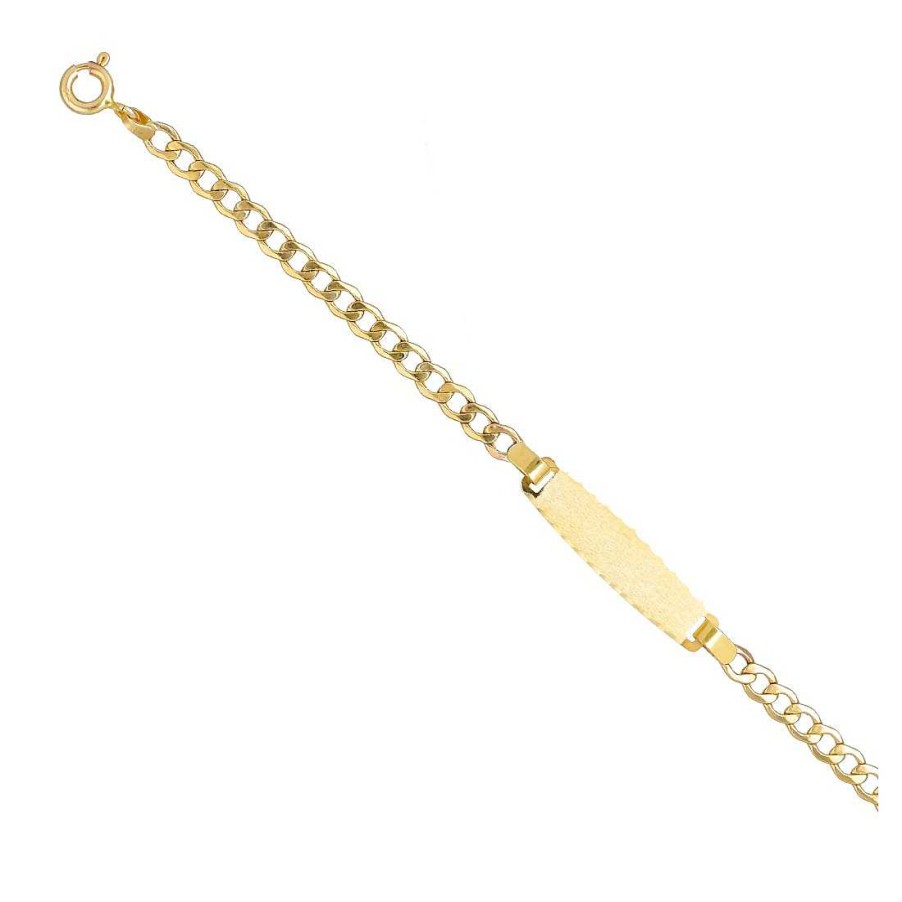 Joyer A En Oro Joya36 | Pulsera Infantil Tipo Esclava