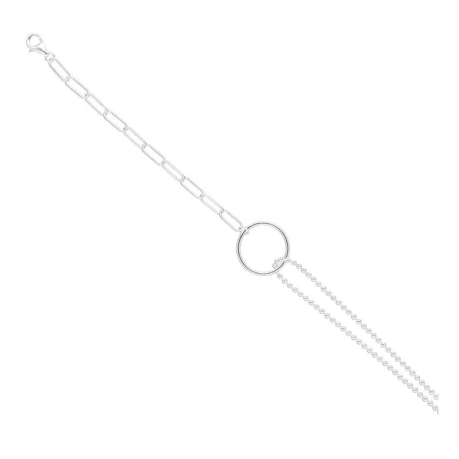 Joyer A En Plata Joya36 | Pulsera En Plata C Rculo Calado