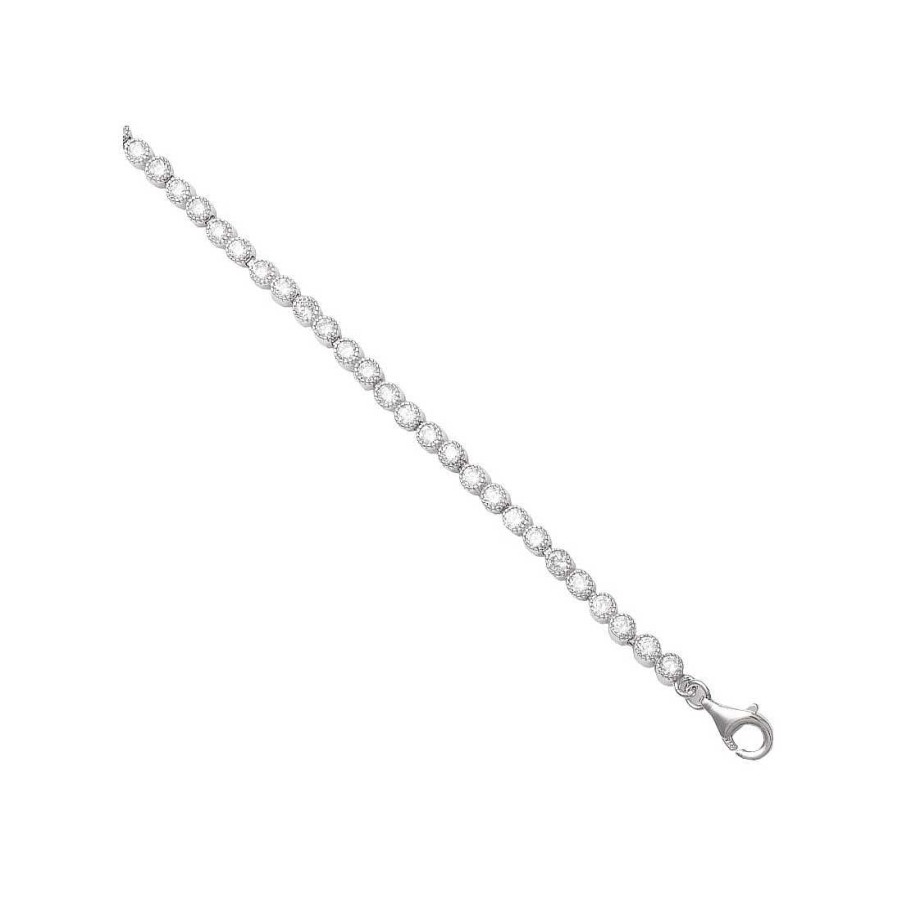 Joyer A En Plata Joya36 | Pulsera En Plata De 1 Ley