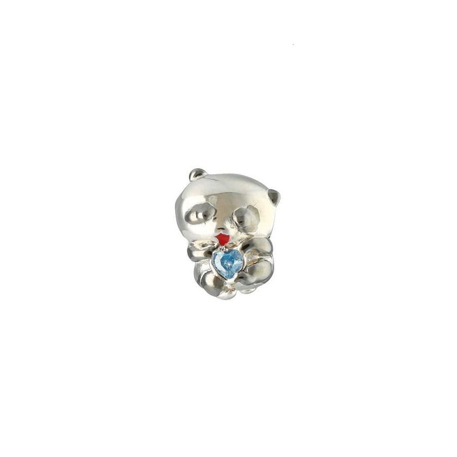 Joyer A En Plata Joya36 | Charm Para Pulsera Con Forma De Panda