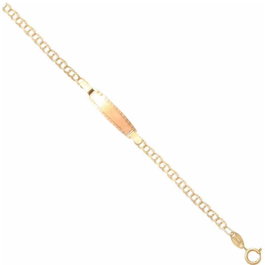 Joyas Infantiles Joya36 | Pulsera Tipo Esclava En Oro De 9 Quilates