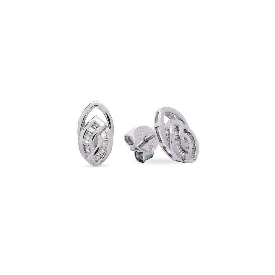 Joyer A Con Diamantes Joya36 | Pendientes En Oro Blanco Y Diamantes