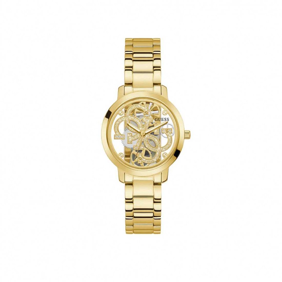 Relojes Joya36 | Reloj Guess Anal Gico Dorado Con Logo