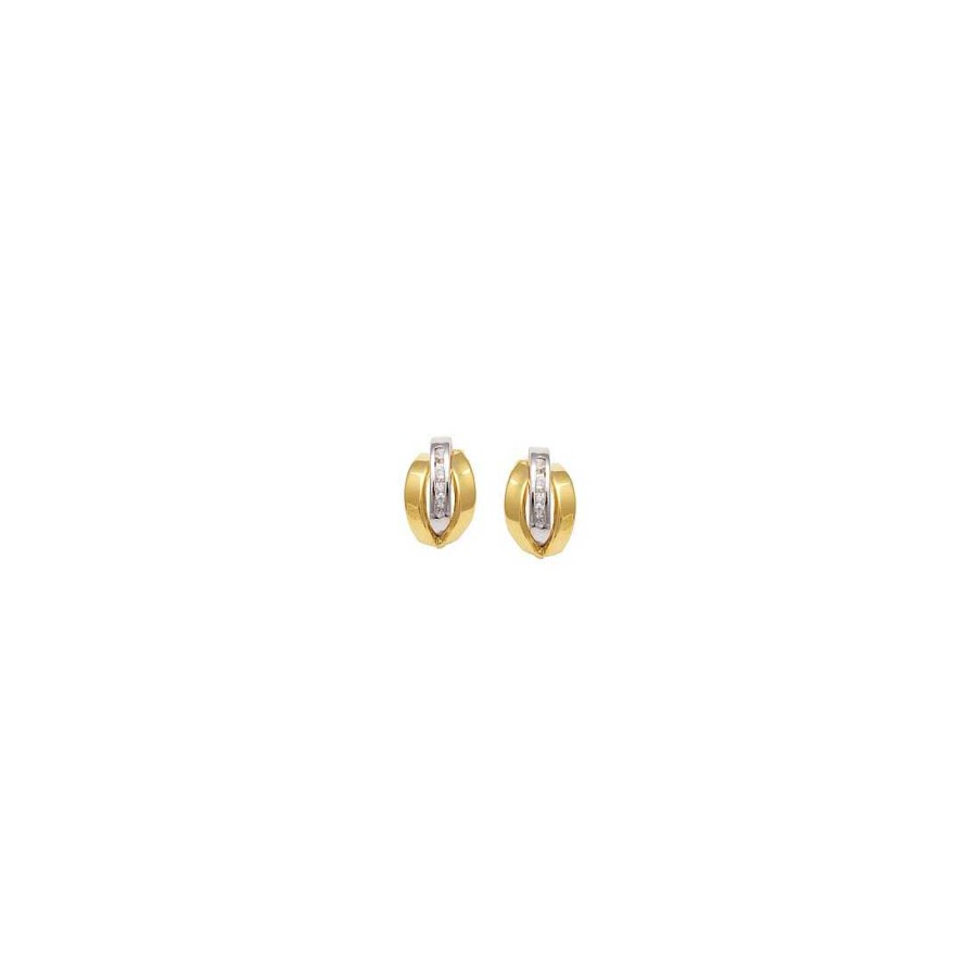 Joyer A En Oro Joya36 | Pendientes En Oro Amarillo Y Blanco