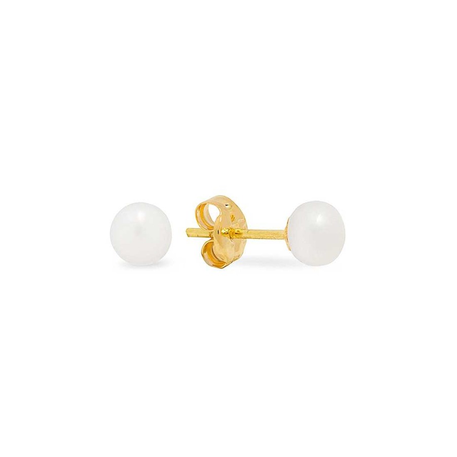 Joyer A En Oro Joya36 | Pendientes En Oro 18 Quilates Con Perlas