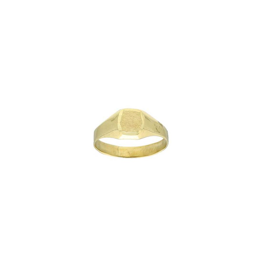 Joyas Infantiles Joya36 | Anillo Tipo Sello Oro Bebe