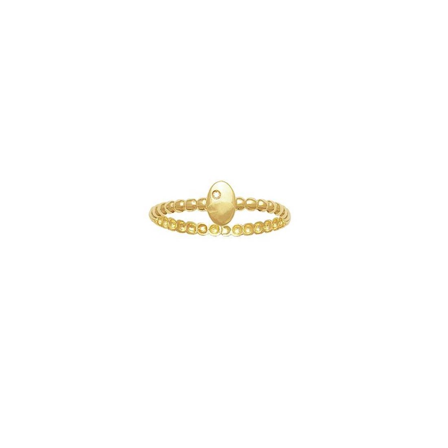 Joyer A Con Diamantes Joya36 | Anillo En Oro De 18 Quilates Con Diamante