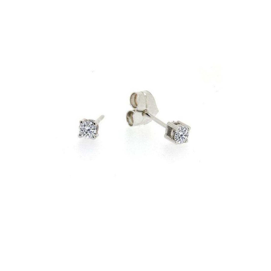 Joyer A Con Diamantes Joya36 | Pendientes En Oro Blanco Con Diamantes