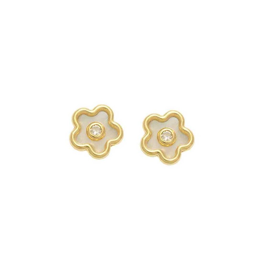 Joyer A Con Diamantes Joya36 | Pendientes De Flores Con Diamante