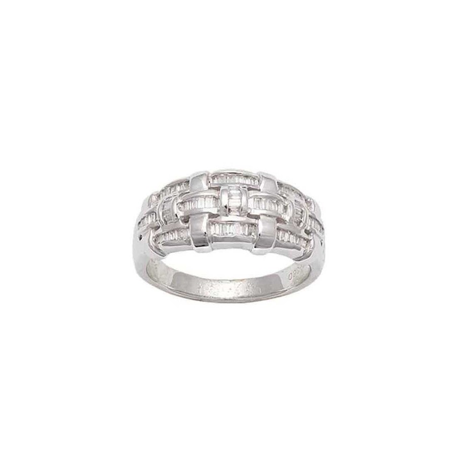 Joyer A Con Diamantes Joya36 | Anillo De Diamantes Baguette