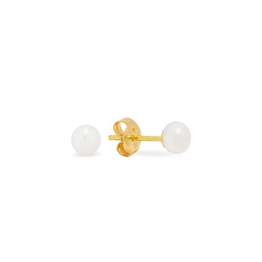 Joyer A En Oro Joya36 | Pendientes En Oro 18 Quilates Con Perlas