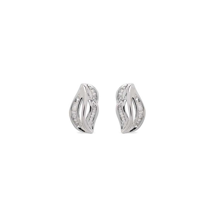 Joyer A Con Diamantes Joya36 | Pendientes En Oro Blanco Y Diamantes