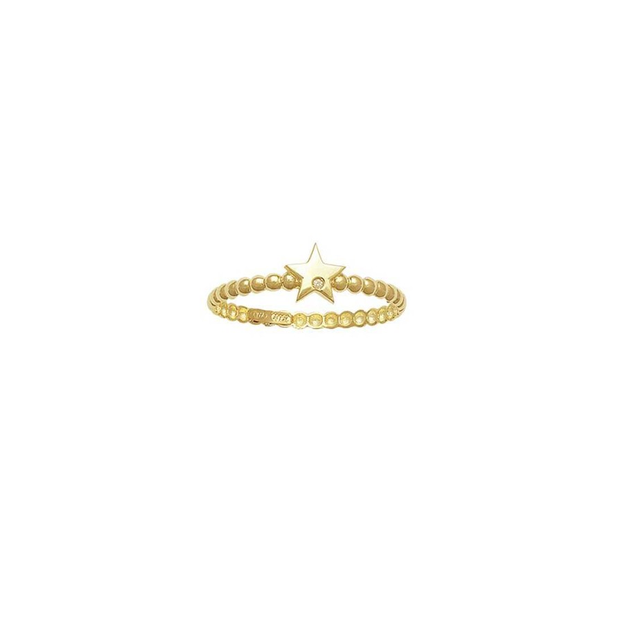 Joyer A Con Diamantes Joya36 | Anillo En Oro De 18 Quilates Con Diamante