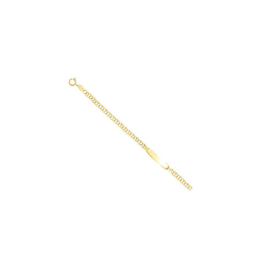 Joyer A En Oro Joya36 | Pulsera Esclava Infantil En Oro De 18 Quilates