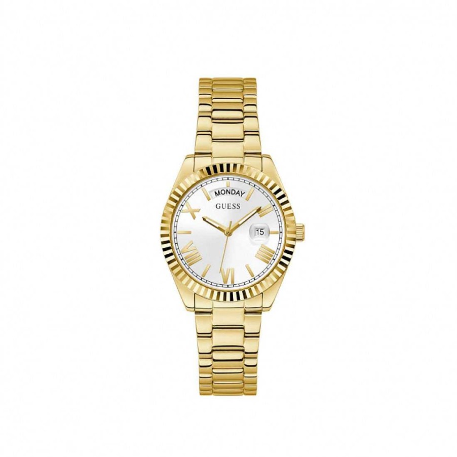 Relojes Joya36 | Reloj Guess Con Datario Dorado