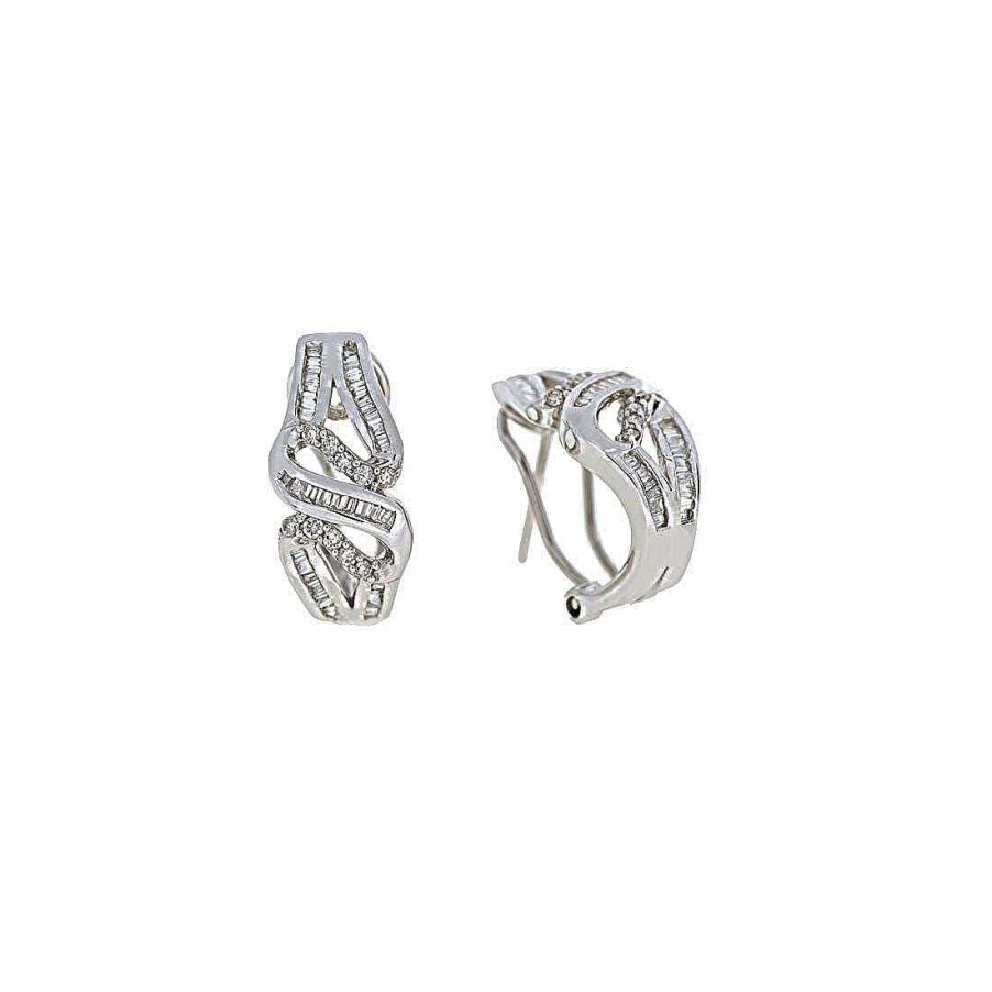 Joyer A Con Diamantes Joya36 | Pendientes En Oro Blanco Y Diamantes