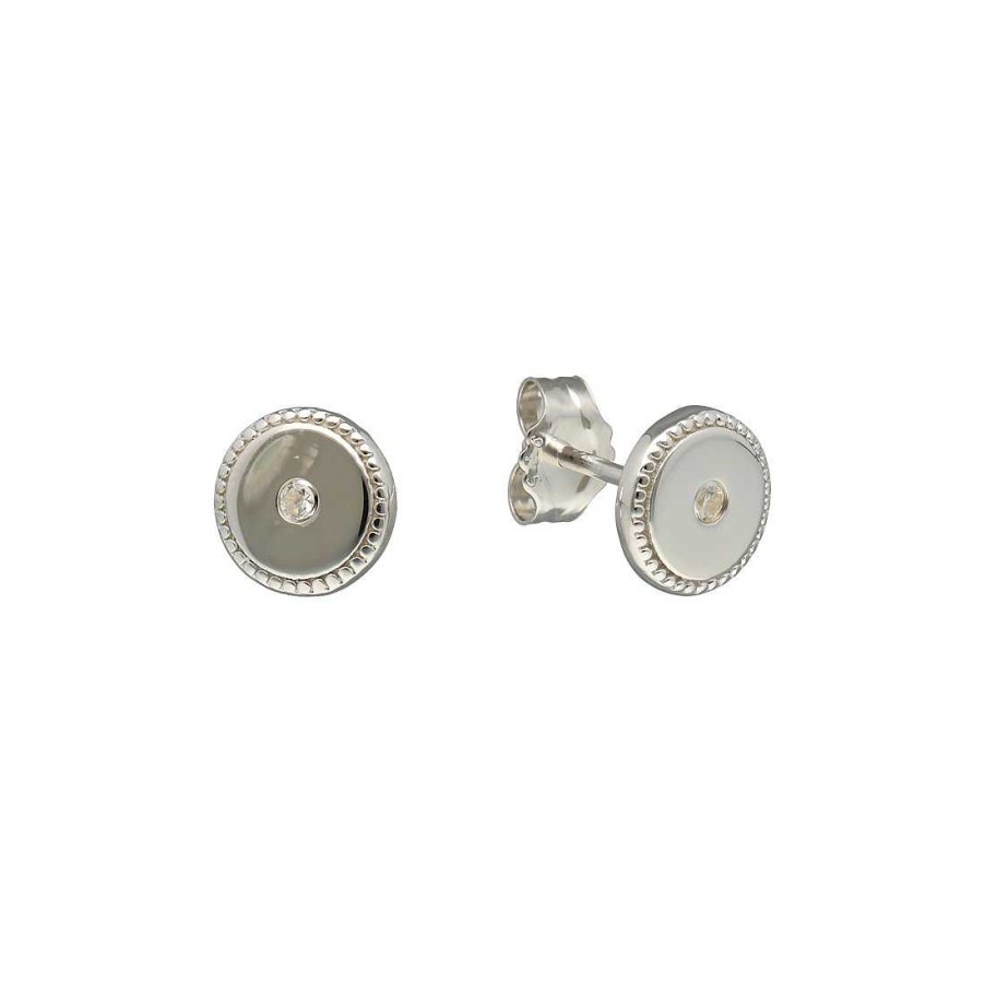 Joyer A En Plata Joya36 | Pendientes Plata Forma C Rculo