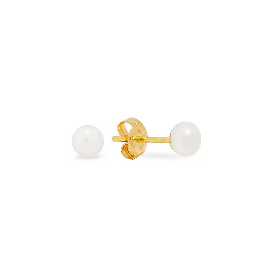 Joyer A En Oro Joya36 | Pendientes En Oro 18 Quilates Con Perlas