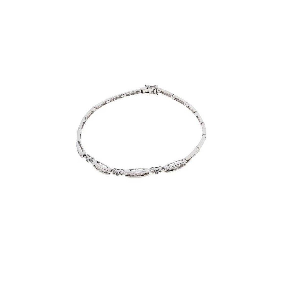 Joyer A Con Diamantes Joya36 | Pulsera En Oro De 18 Quilates Y Diamantes