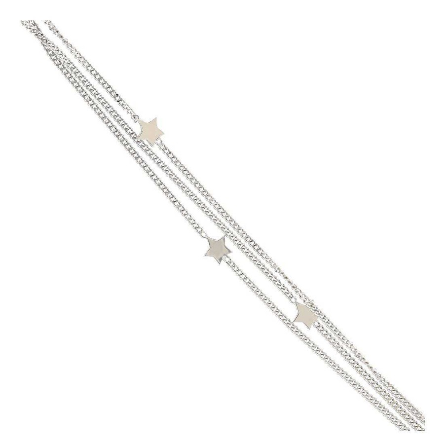 Joyer A En Plata Joya36 | Pulsera En Plata Estrellas