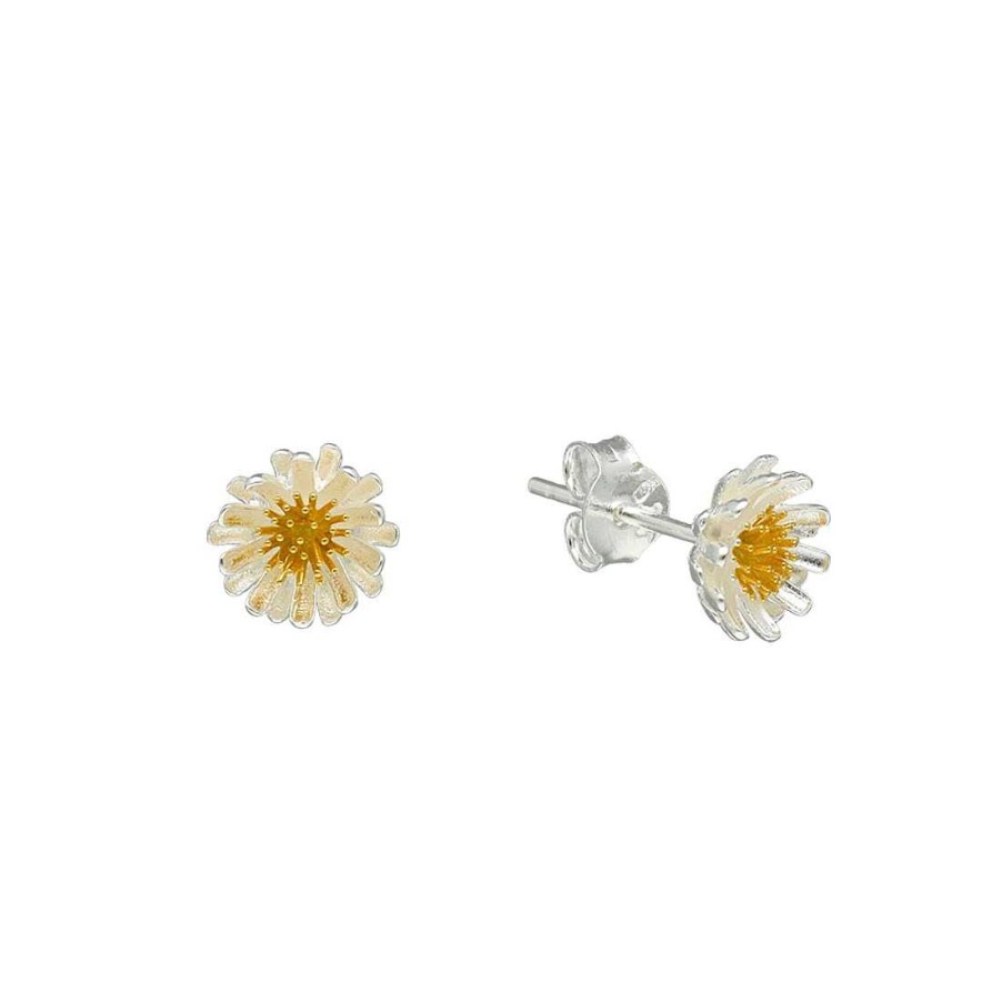 Joyer A En Plata Joya36 | Pendientes En Plata Flor Mini