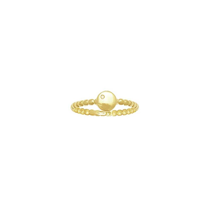 Joyer A Con Diamantes Joya36 | Anillo En Oro De 18 Quilates Con Diamante