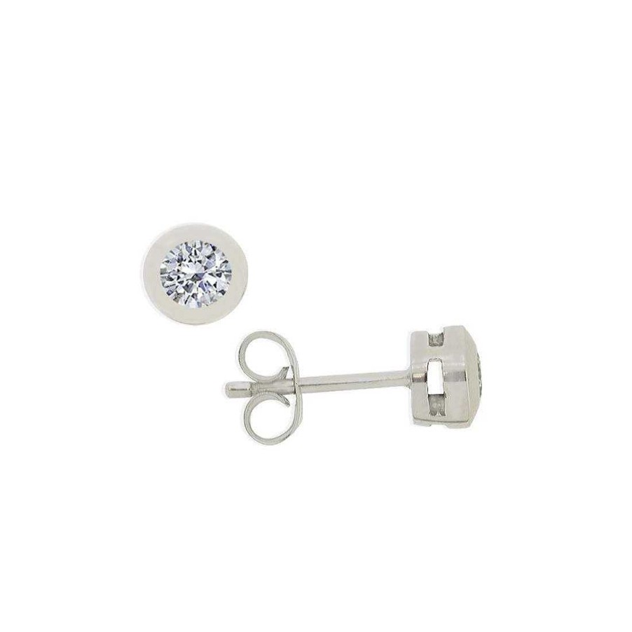 Joyer A Con Diamantes Joya36 | Pendientes En Oro Blanco Y Diamantes