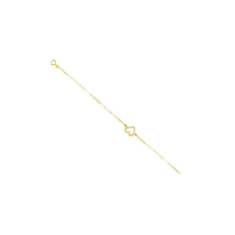 Joyer A En Oro Joya36 | Pulsera En Oro De 9 Quilates Coraz N