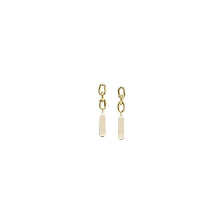 Joyer A En Oro Joya36 | Pendientes Largos En Oro De 18 Quilates