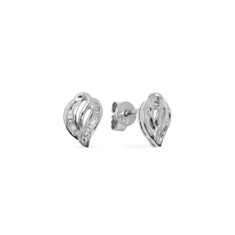 Joyer A Con Diamantes Joya36 | Pendientes En Oro Blanco Y Diamantes